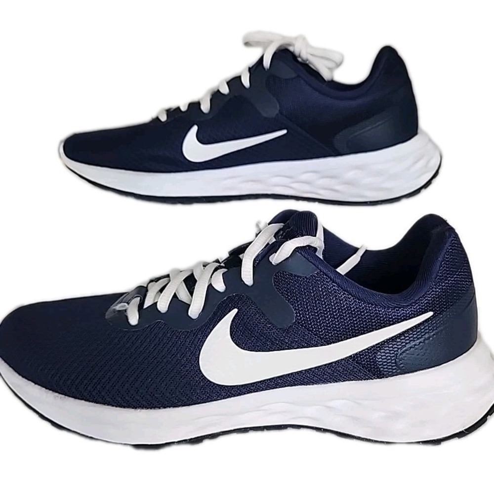 Nike Revolution 6 Next Nature DC3728-401 Blue Running Shoes Sneakers Men's 8 - Picture 2 of 8